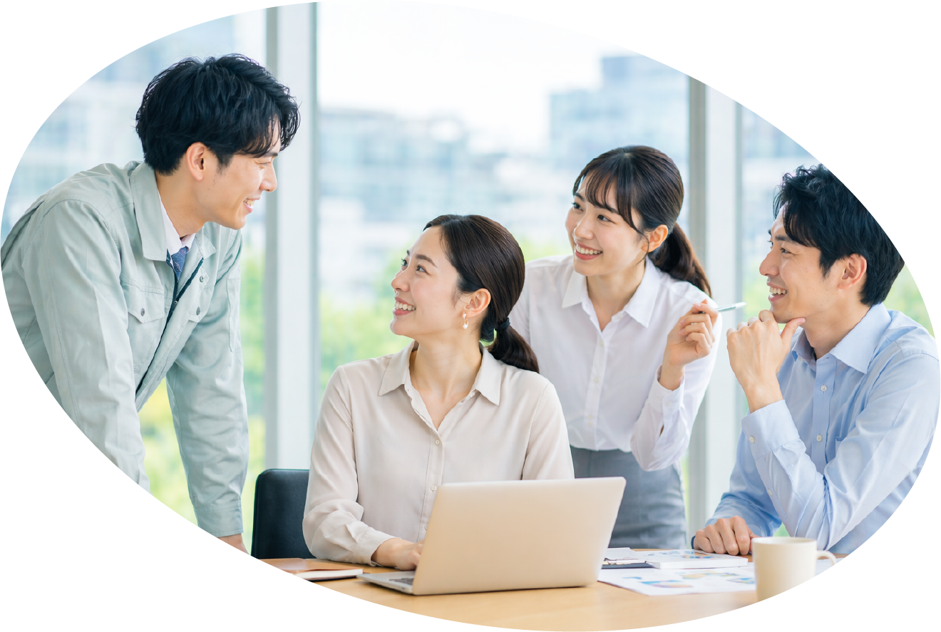 社内ミーティングの様子