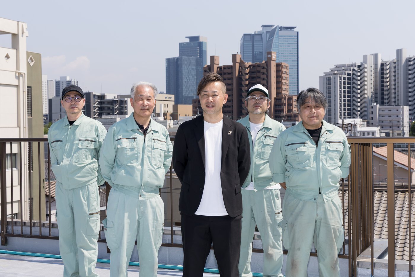 栄ビルサービス 代表とスタッフ